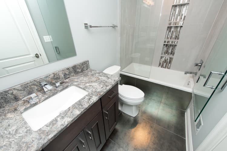 modern renovated bathroom